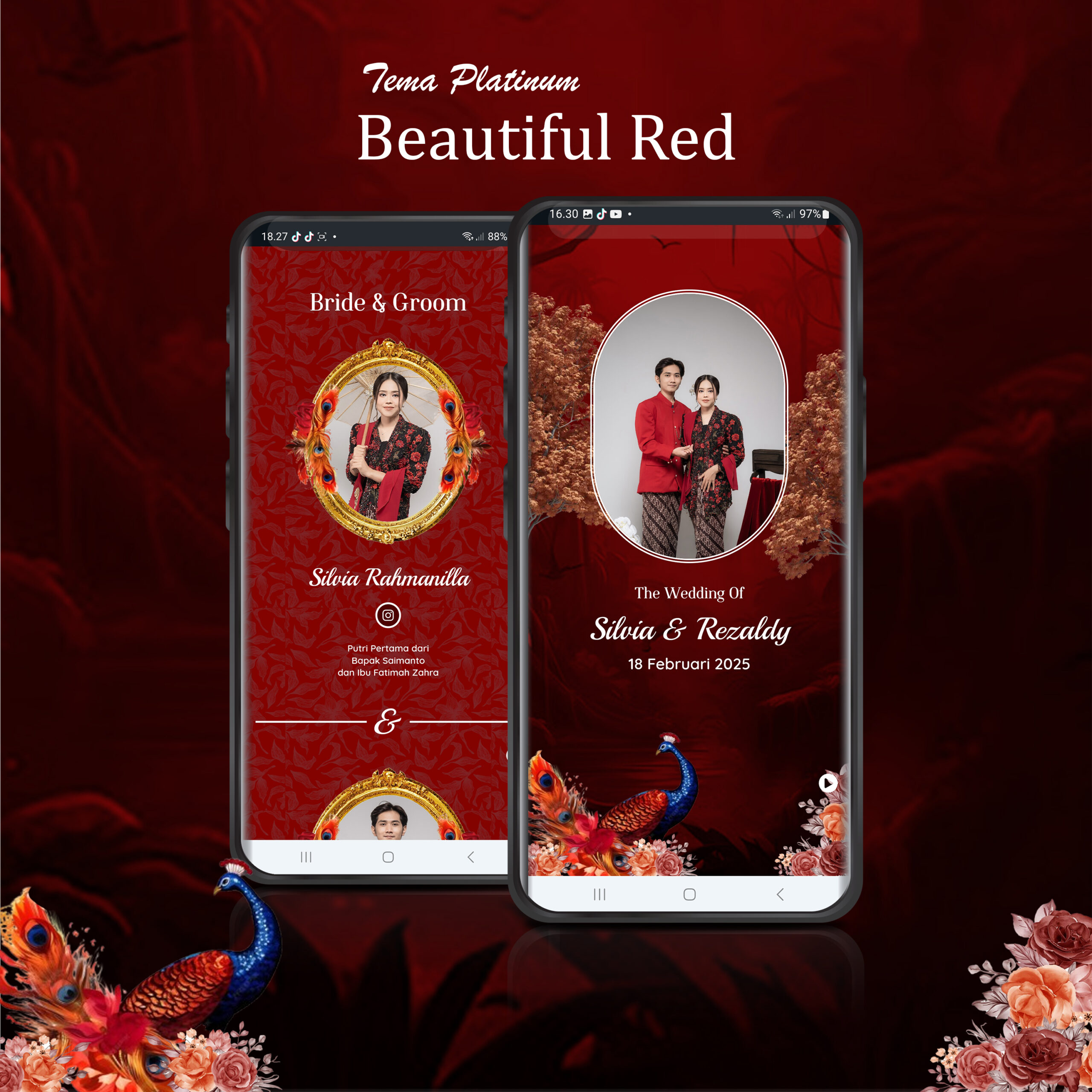 Beautiful Red Mockup