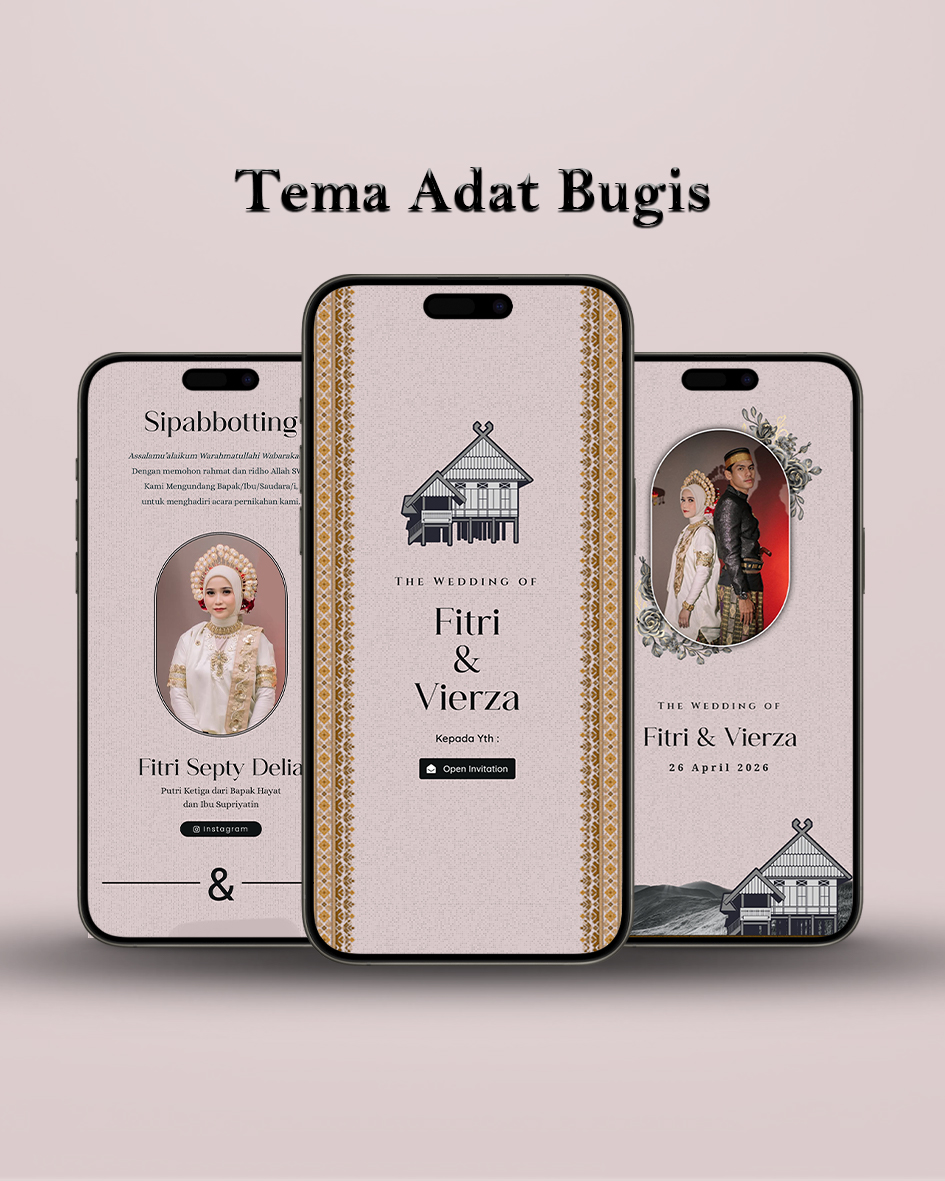 Mockup mud website reels foto bugis