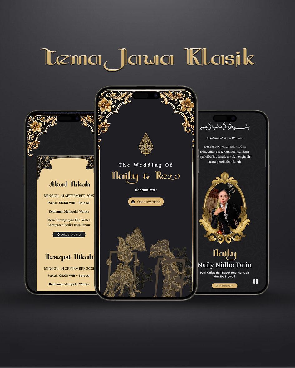 Mockup mud website reels foto jawa klasik